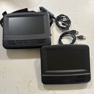 Portable RCA Car DVD Player Headrest Monitor - Black
